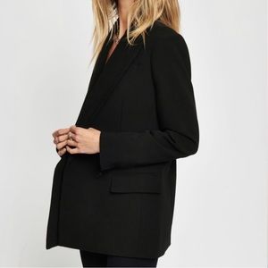 NWT M DYNAMITE Jet Black Oversized Blazer